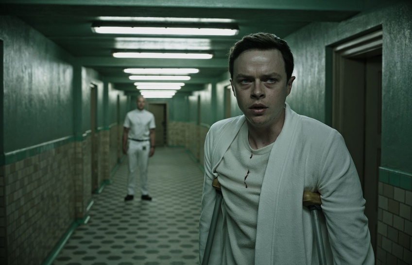 Lockhart (Dane DeHaan) is trapped in a mysterious wellness center in a scene from "A Cure for Wellness." Courtesy of 20th Century Fox.